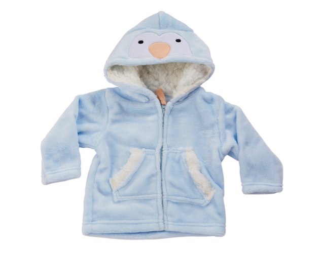 קפוצון פרווה אפרוח - תכלת בייבי