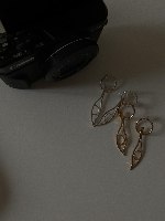 עגילי קליאו זהב