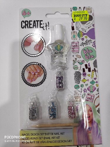 לק עם נצנצים