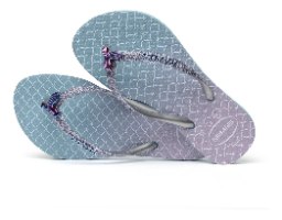 כפכפי הוויאנס ילדות גליטר כחול 2