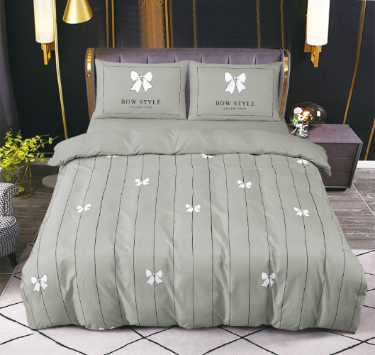 סט מצעים מלא למיטה זוגית 160/200 דגם גולד - 2229