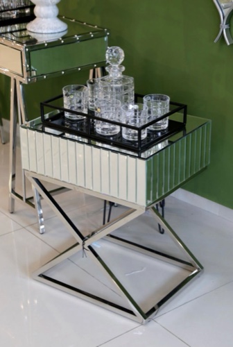 שידת רסיטל רגליים נירוסטה