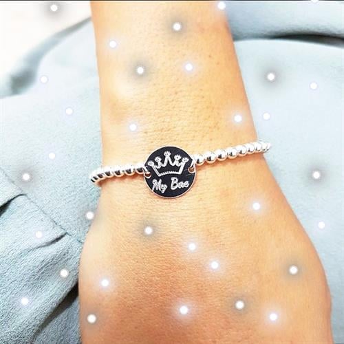 צמיד כדורים אישי למלכה