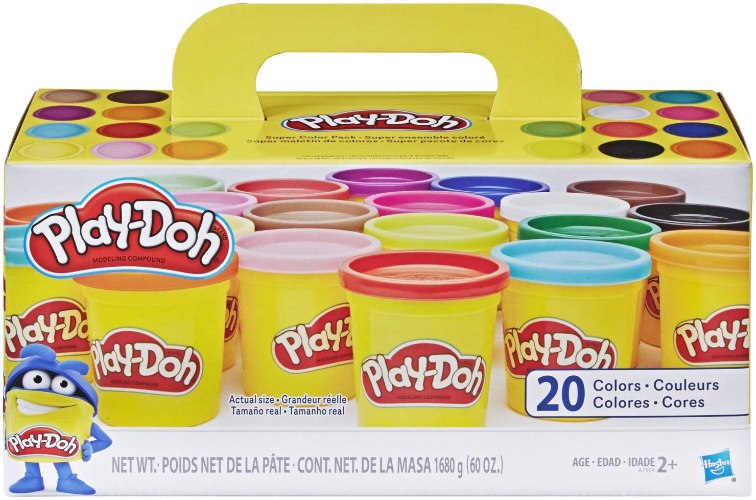 PLAYDOH מארז ענק 20 צבעים