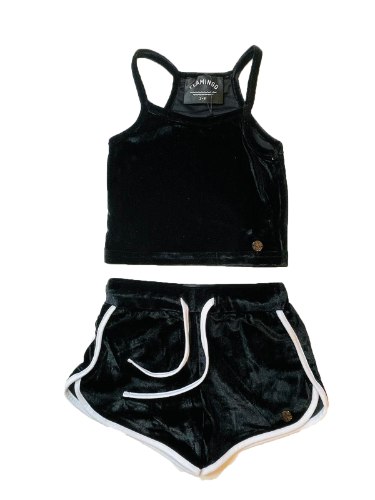 חליפת LILI קטיפה שחור