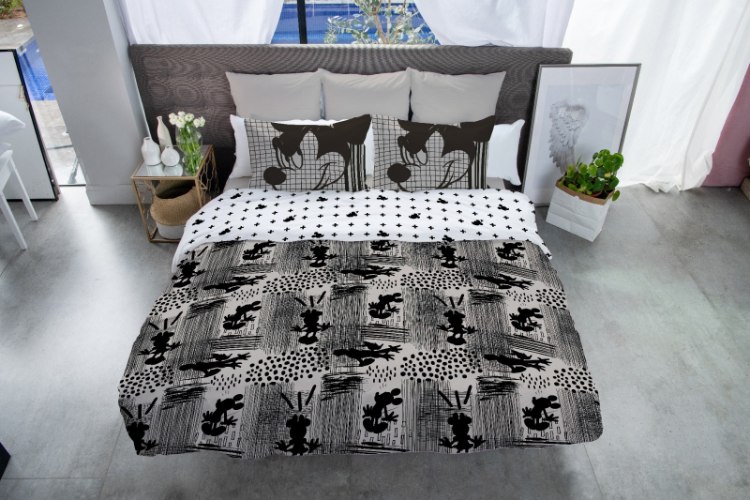 סט מלא זוגי דיסני אורבן 100% כותנה פלנל מבית ורדינון