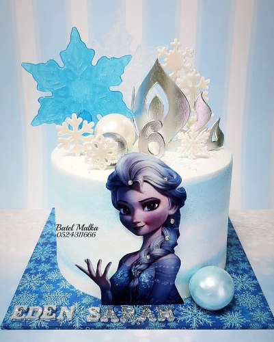 כתר מלכת הקרח פרוזן אלסה| תבנית ליצירה בשוקולד | כתר לקישוט עוגות וקינוחים מיוחדים אנה ואלזה