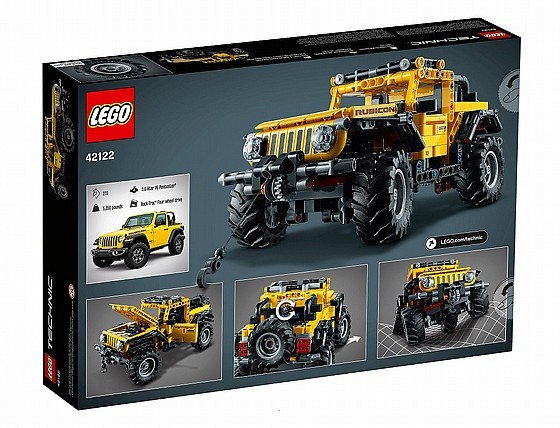 לגו טכני- ג'יפ רנגלר 42122