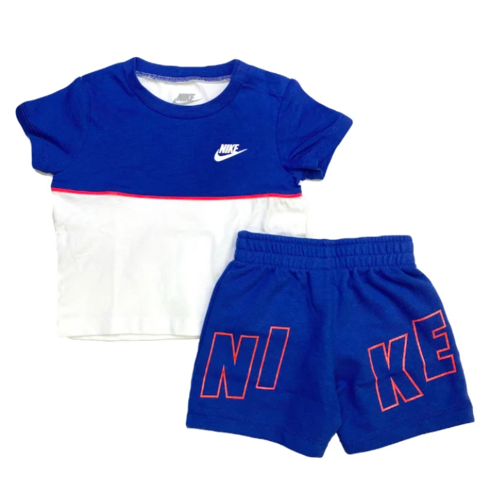 חליפת ספורט כחול/לבן NIKE בנים - 12 חודשים עד 4 שנים