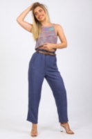 מכנס גבוה אלין כחול מיוחד