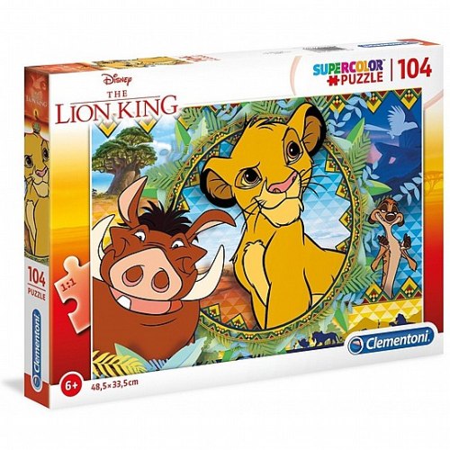 פאזל 104 חלקים מלך האריות