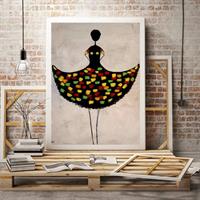 רקדנית צבעונית