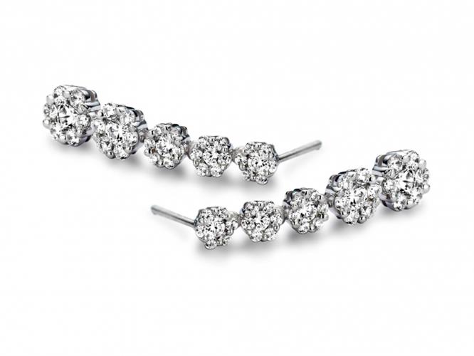 עגילי כסף 925 EA6424-W