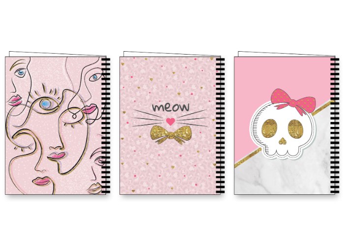 ‎ IPP A4 2021 (מארז 3)מחברת ספירלה שורה טרנדי ‏‎