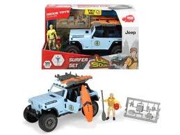 סט גלישה עם ג'יפ ואביזרים DICKIE TOYS