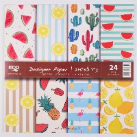 מארז נייר לעיצוב 120 גר' - קיץ 20X20