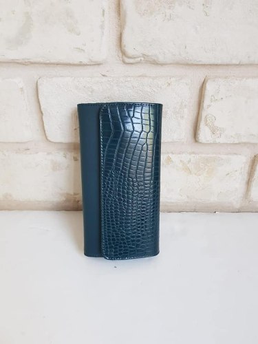 ארנק דמוי עור בינוני ירוק 4053