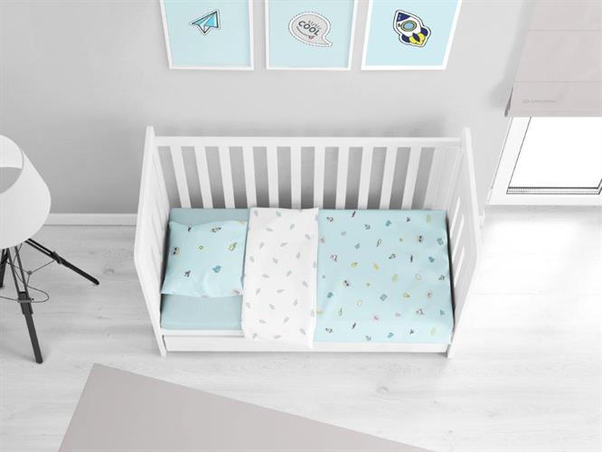 סט לתינוק פלנל דגם קול של ורדינון