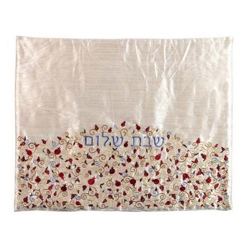 כיסוי פלטה לשבת רימונים - צבעוני