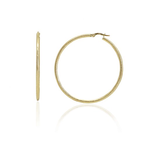 עגילים_חישוקים_מזהב_4.5סמ_דקים