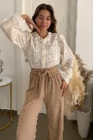 מכנס טומי זמש