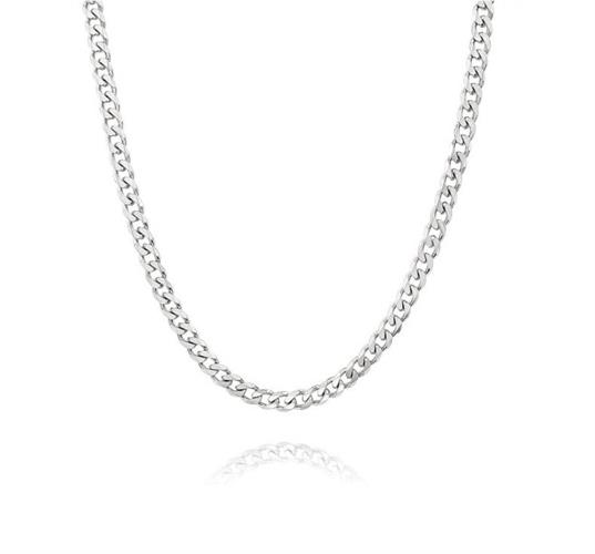 שרשרת חוליות 5.5 ממ עשויה כסף 925 עם נוכחות לגבר