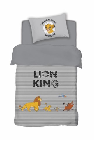 סט מצעי ילדים יחיד 90/200 -  מלך האריות