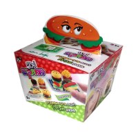 מיני ממתקים מבצק סוכר דגם אוכל רחוב - יוצרים משחקים ואוכלים