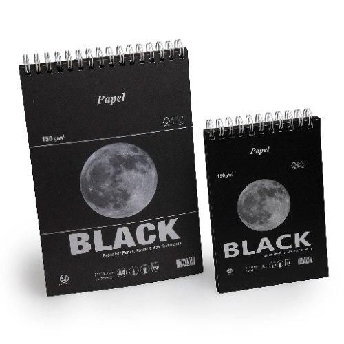 בלק פד A4 ספירלה  150 גר' 50 דף