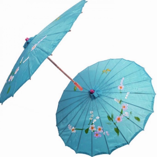 מטריה של סינית תכלת