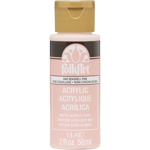 צבע אקריליק פולקארט 59 מ"ל SEASHELL PINK 2485