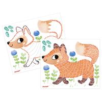 ערכת גיליונות צביעה - חיות