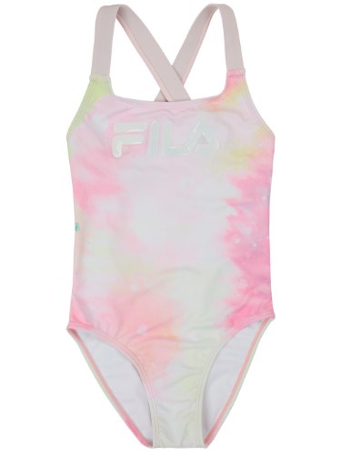 בגד ים FILA  שלם לוגו לבן 2-16