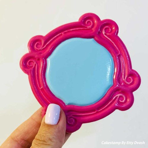 מסגרת לולי חדשה ושמחה ליצירה בשוקולד | תבנית מסגרת לקישוט עוגות מיוחדות חדש אתי דבש