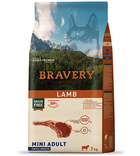 ברייוורי כבש 7 ק"ג לכלב בוגר מגזע קטן