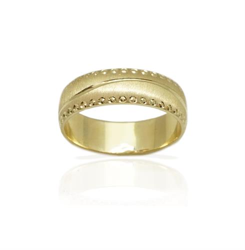 טבעת נישואין מעוצבת  - דגם M560