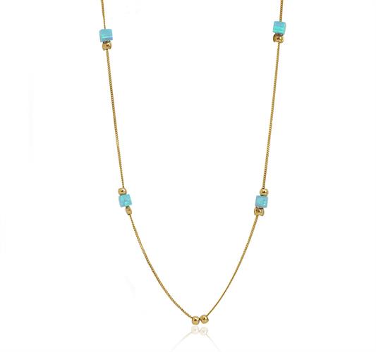 שרשרת זהב אופל וכדורי זהב