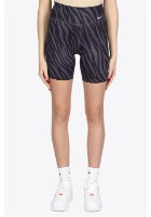 טייץ NIKE צבע שחור/סגול קצר