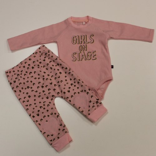 חליפת פוטר תינוקת GIRLS ON ורוד