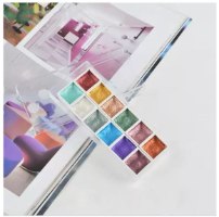 ערכת יצירה זוהרת - 12 צבעי מים