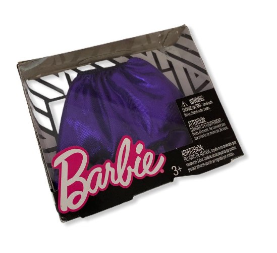 חצאית סגול נוצץ לברבי