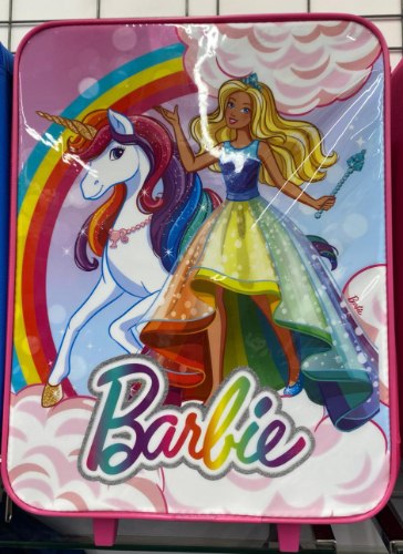 מזוודת טרולי קטנה ברבי