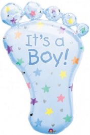 בלון הליום כף רגל ״It’s a boy”