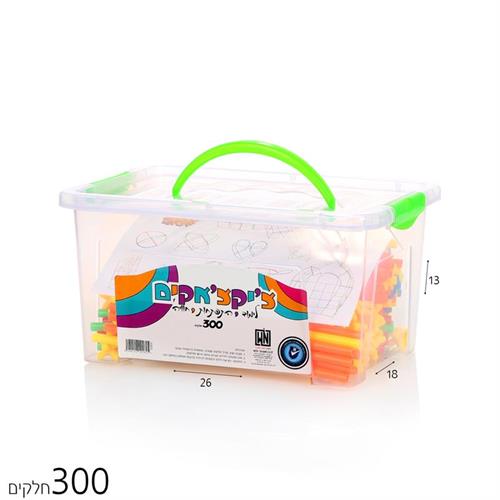 צ'יקצ'אקים קשקשים 300 חלקים בקופסה