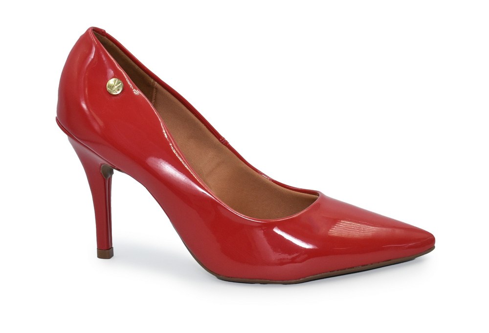 נעלי עקב נוחות לנשים VIZZANO  אדום לק דגם - 1184-101