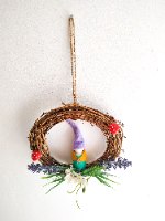 מובייל זר גמד עם לוונדר