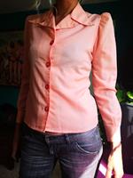 חולצת פוליאסטר דקיקה ורדרדה מידה M