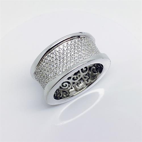טבעת כסף איטלקית גברים נשים 925 MY021300085154