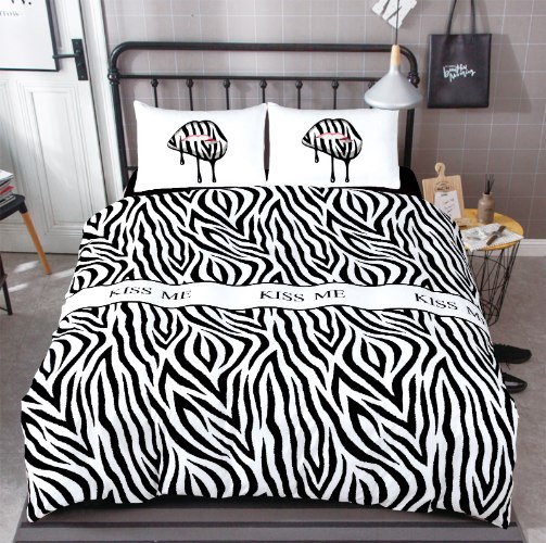 סט מצעים למיטת קווין 180/200 דגם ליפס - 271