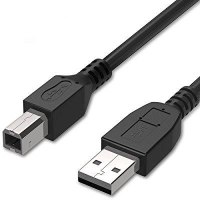 כבל מתאם USB2.0 זכר A לחיבור USB2.0 זכר B באורך 3 מטר